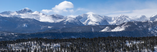 Longs Peak Winter Panoramic