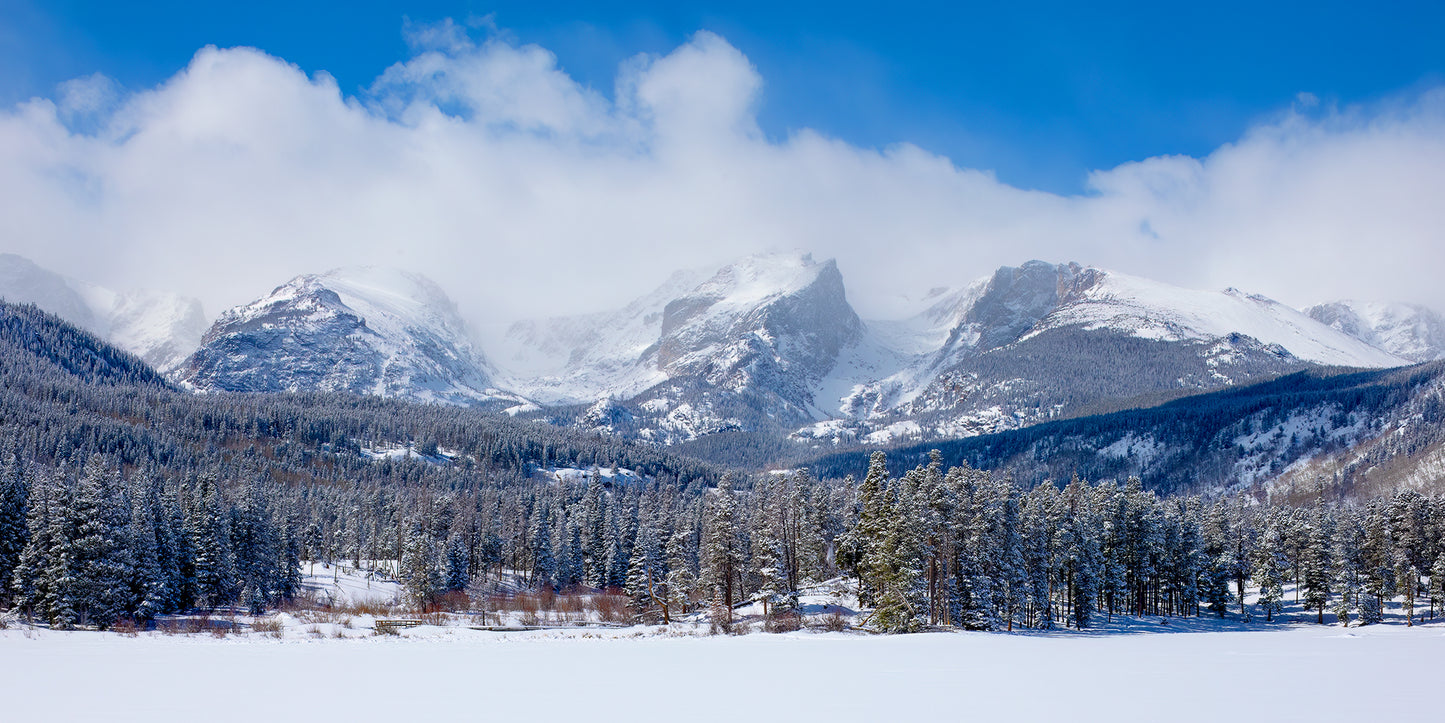 Sprague Lake in Winter